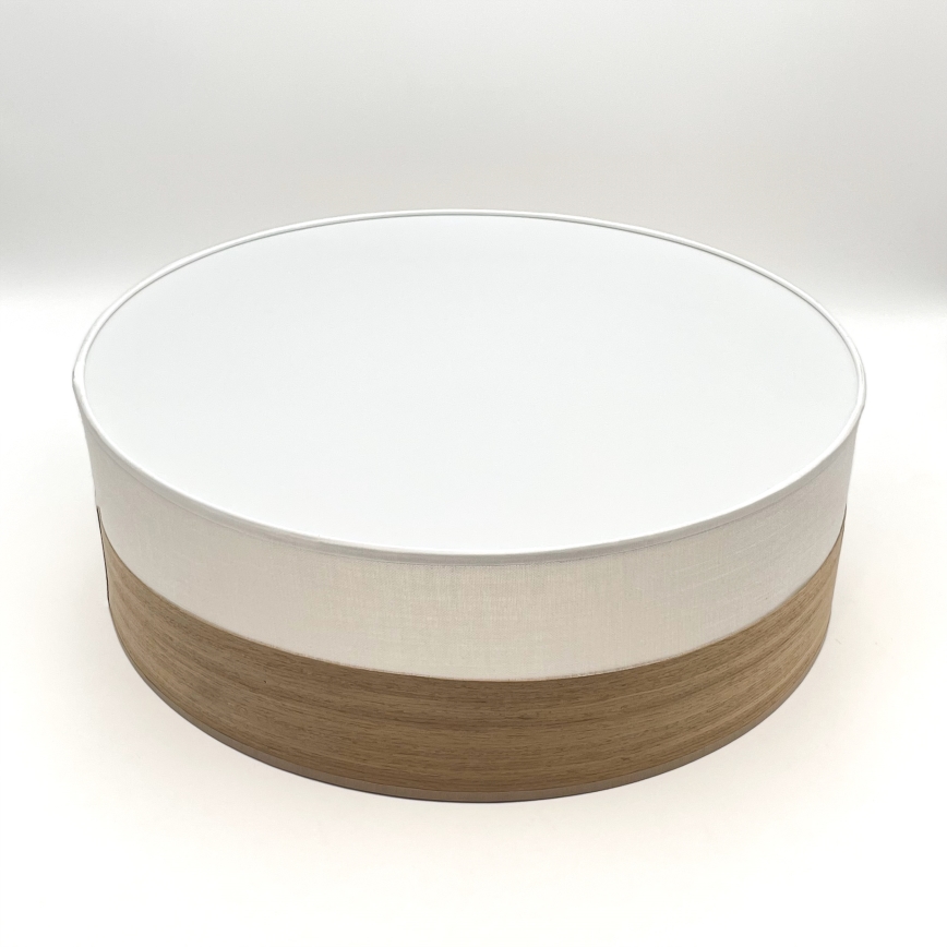 Plafoniera LED SIRJA WOOD LED/36W/230V diametro 45 cm bianco/quercia