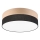 Plafoniera LED SIRJA WOOD LED/36W/230V diametro 45 cm nero/quercia