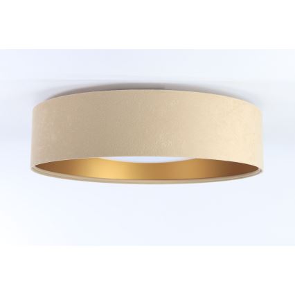 Plafoniera LED dimmerabile SMART GALAXY LED/36W/230V d. 55 cm 2700-6500K Wi-Fi Tuya beige/oro + telecomando