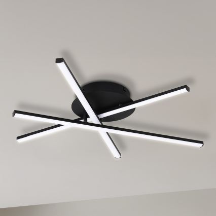 Plafoniera LED STICK LED/12W/230V nera