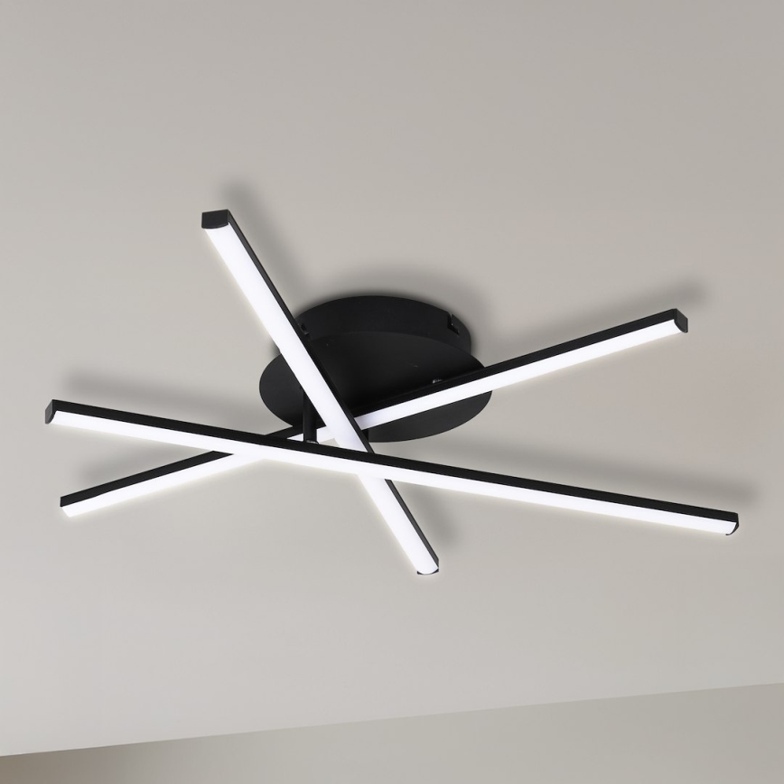 Plafoniera LED STICK LED/12W/230V nera