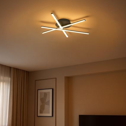 Plafoniera LED STICK LED/12W/230V nera