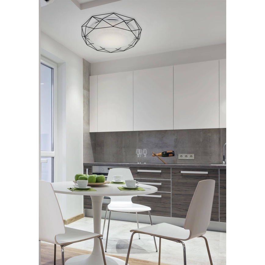 Plafoniera LED SVEN LED/24/230V nera
