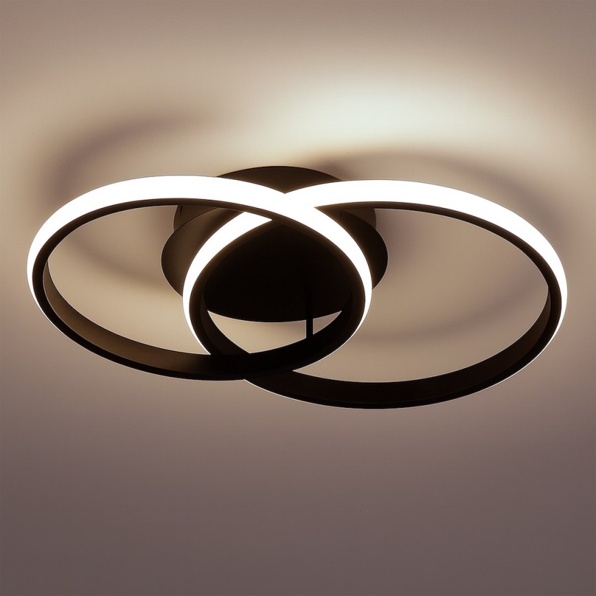 Plafoniera LED TITANO LED/12W/230V nera