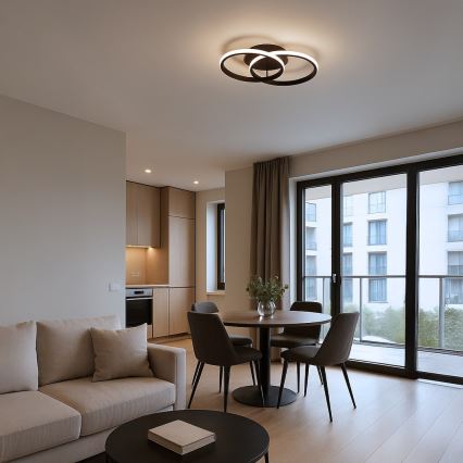 Plafoniera LED TITANO LED/12W/230V nera