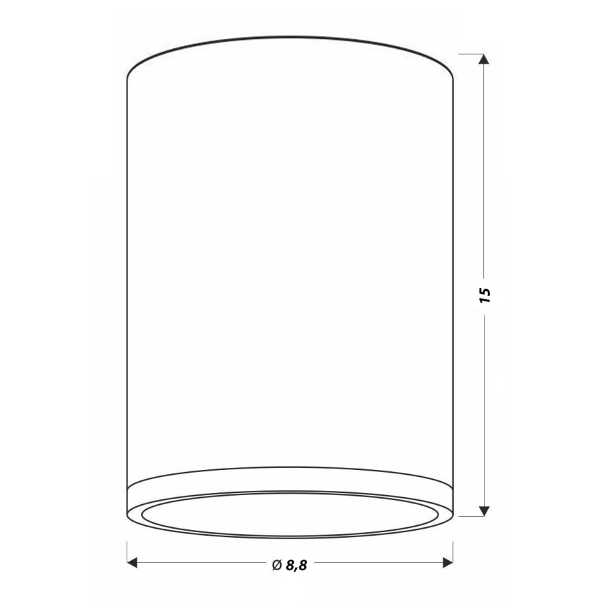 Plafoniera LED TUBA LED/9W/230V
