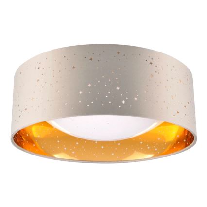 Plafoniera LED TULUZA LED/18W/230V diametro 32 cm marrone
