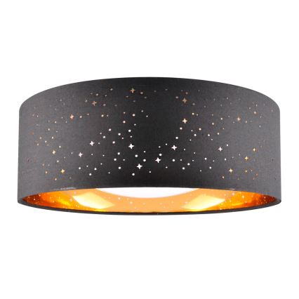 Plafoniera LED TULUZA LED/18W/230V diametro 32 cm nero