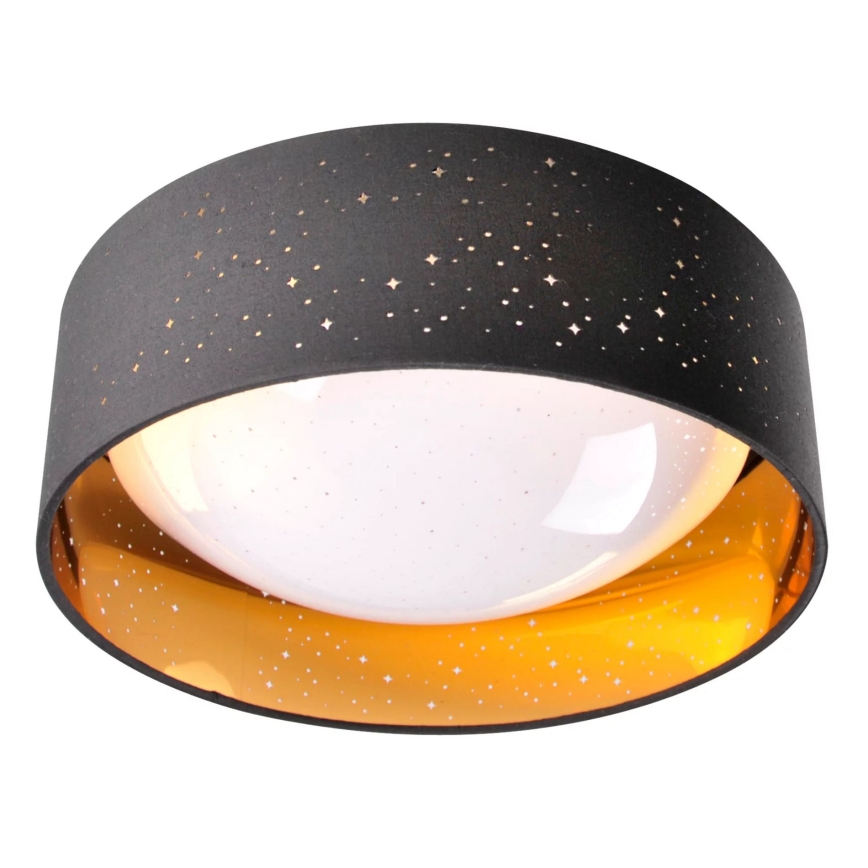 Plafoniera LED TULUZA LED/18W/230V diametro 32 cm nero