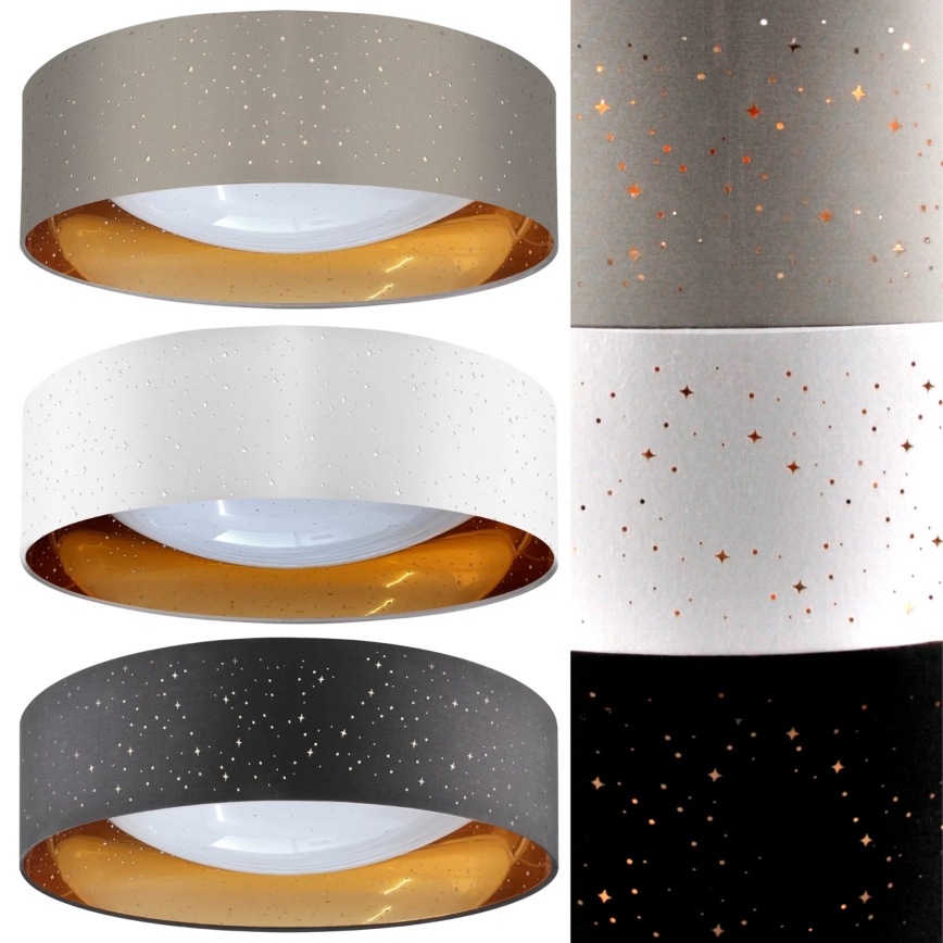 Plafoniera LED TULUZA LED/24W/230V diametro 40 cm marrone