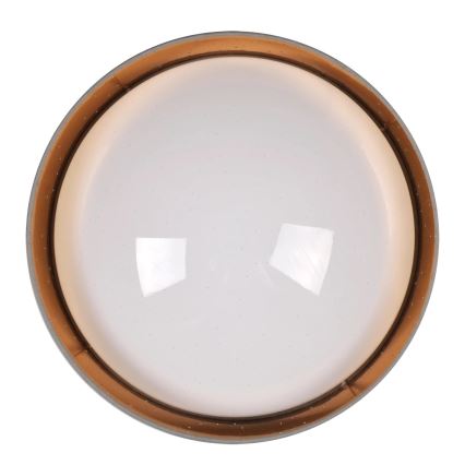 Plafoniera LED TULUZA LED/24W/230V diametro 40 cm marrone