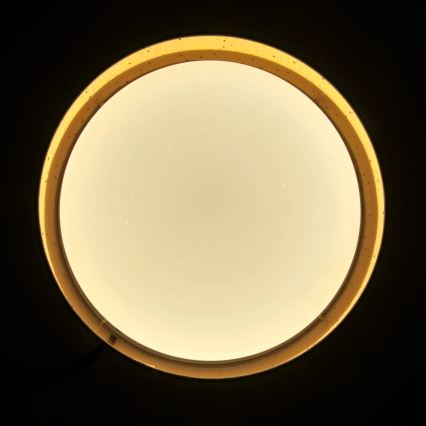 Plafoniera LED TULUZA LED/24W/230V diametro 40 cm marrone