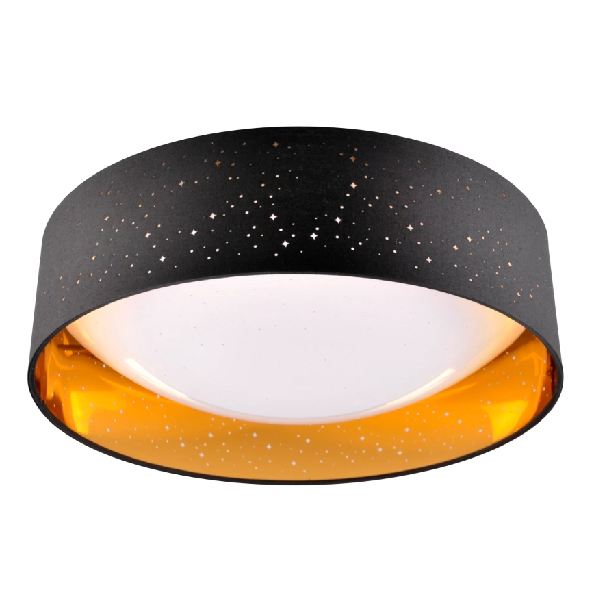 Plafoniera LED TULUZA LED/24W/230V diametro 40 cm nero
