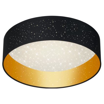 Plafoniera LED TULUZA LED/24W/230V diametro 40 cm nero
