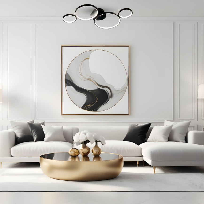 Plafoniera LED UNIVERSE LED/30W/230V nero