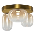 Plafoniera LED VASO LED/12W/230V diametro 42 cm oro/fumé