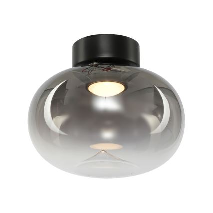 Plafoniera LED VASO LED/4W/230V diametro 18 cm nero/fumé