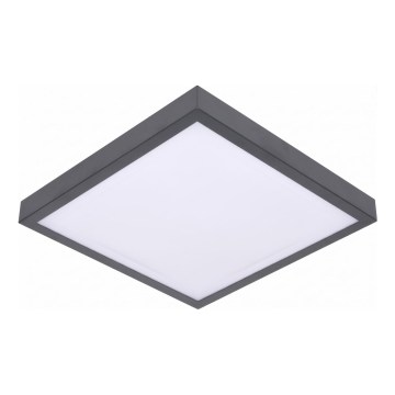 Plafoniera LED VITALI con sensore di movimento e sensore crepuscolare LED/24W/230V 4000K 33x33 cm antracite