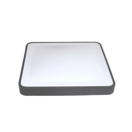Plafoniera LED con sensore di movimento e crepuscolare WILTON LED/24W/230V 4000K 33x33 cm antracite