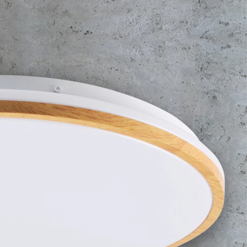 Plafoniera LED WOODY LED/24W/230V d. 38 cm