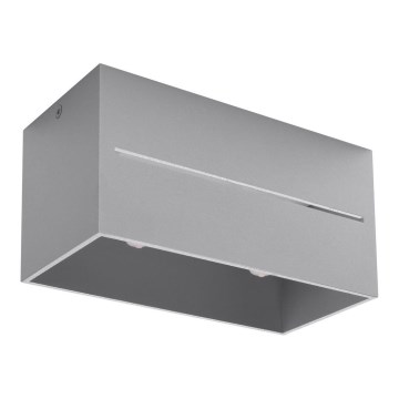 Plafoniera LOBO 2xGU10/40W/230V grigia