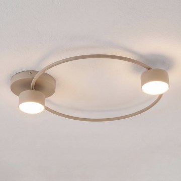 Plafoniera LUCIO 2xGX53/10W/230V beige