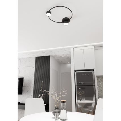 Plafoniera LUCIO 2xGX53/12W/230V nero