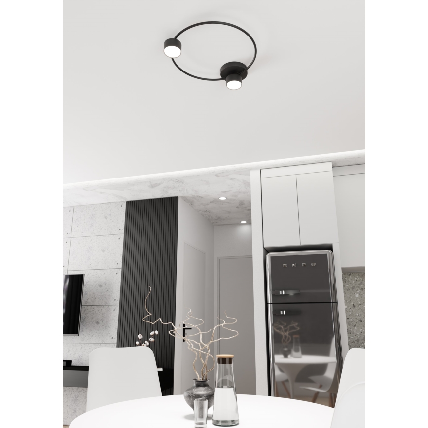 Plafoniera LUCIO 2xGX53/12W/230V nero