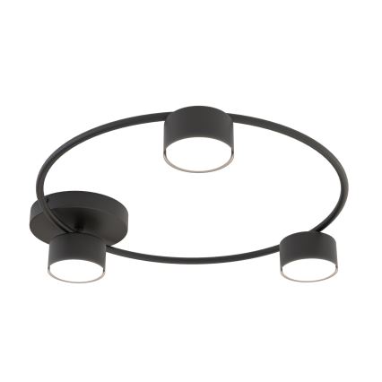 Plafoniera LUCIO 3xGX53/12W/230V nero
