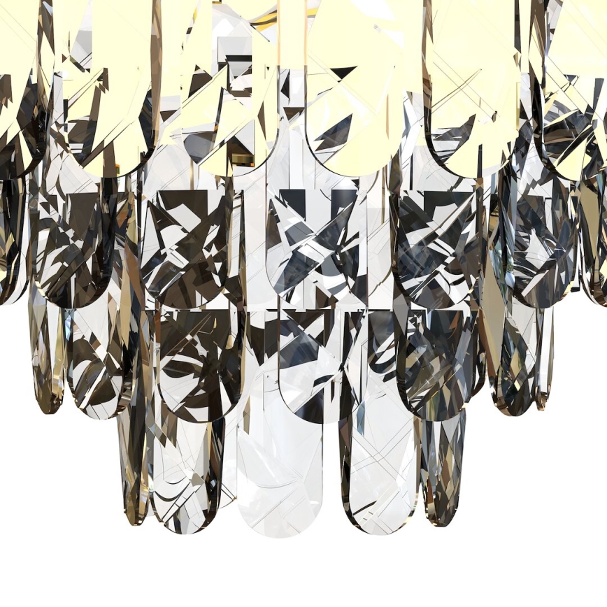 Plafoniera LUXURIA 9xE14/40W/230V diametro 48 cm oro