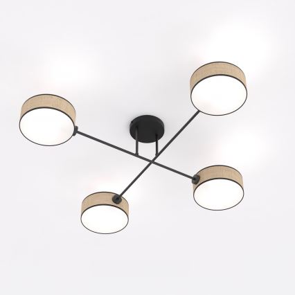Plafoniera MAGA 4xE14/10W/230V beige