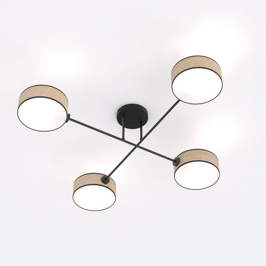 Plafoniera MAGA 4xE14/10W/230V beige