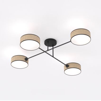 Plafoniera MAGA 4xE14/10W/230V beige