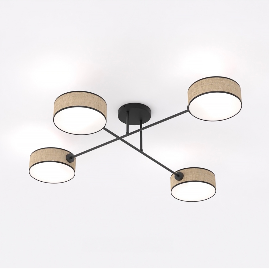 Plafoniera MAGA 4xE14/10W/230V beige