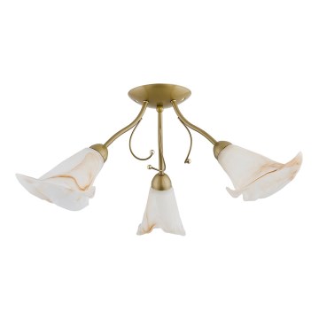 Plafoniera MARCELLO 3xE14/10W230V oro