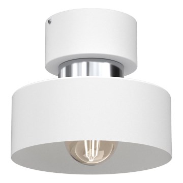 Plafoniera MARTI 1xE27/15W/230V bianco/cromo lucido