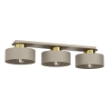 Plafoniera MARTI 3xE27/15W/230V beige/oro
