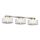 Plafoniera MARTI 3xE27/15W/230V bianco/oro