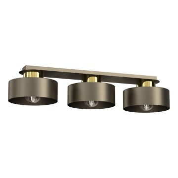 Plafoniera MARTI 3xE27/15W/230V ottone/oro