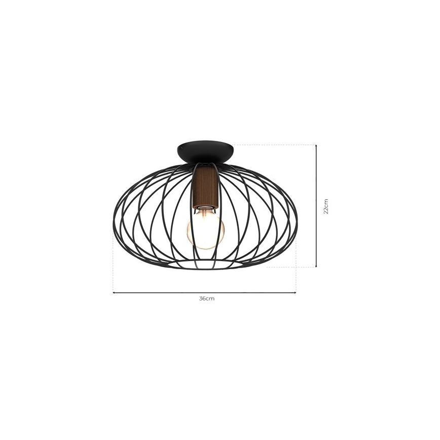 Plafoniera MERIDIANO 1xE27/60W/230V
