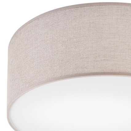 Plafoniera MONTE 1xE27/60W/230V Ø 35 cm beige