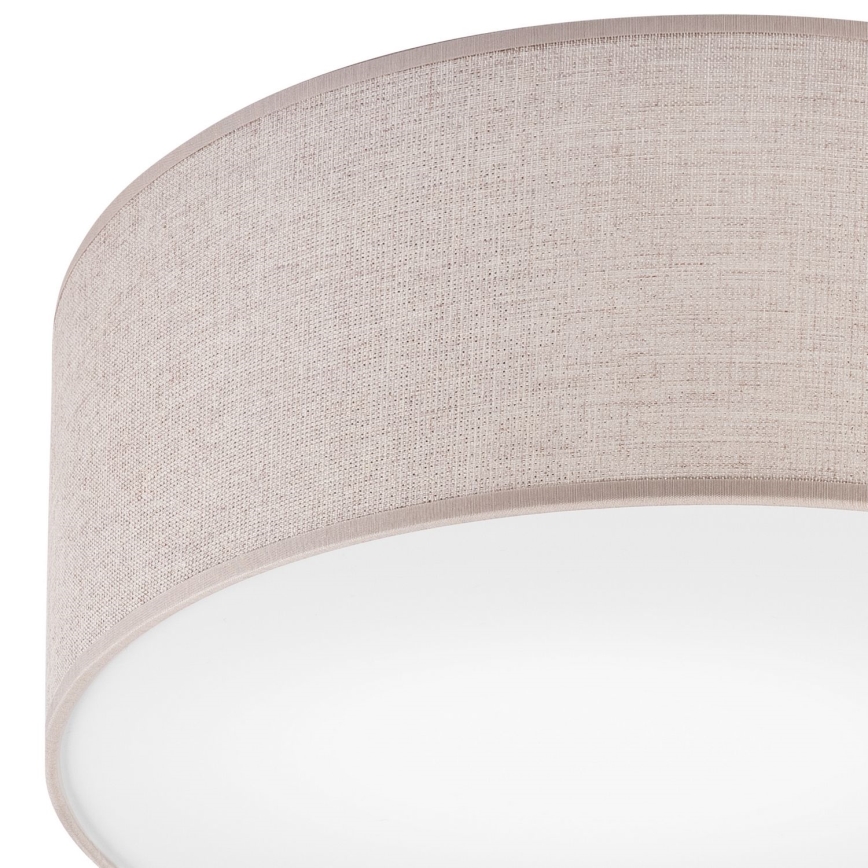 Plafoniera MONTE 1xE27/60W/230V Ø 35 cm beige
