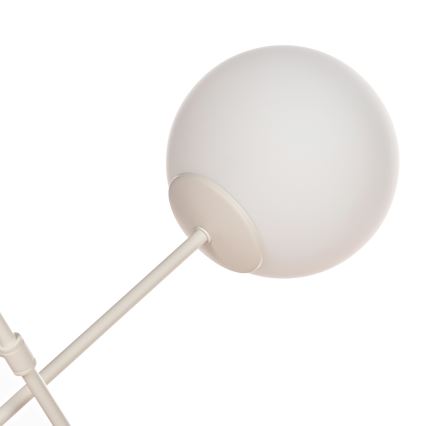 Plafoniera MOON 6xE27/15W/230V crema