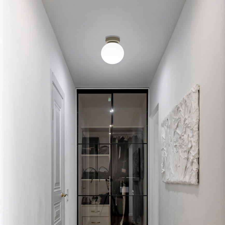 Plafoniera MOONLIGHT 1xE27/15W/230V Ø 16 cm crema