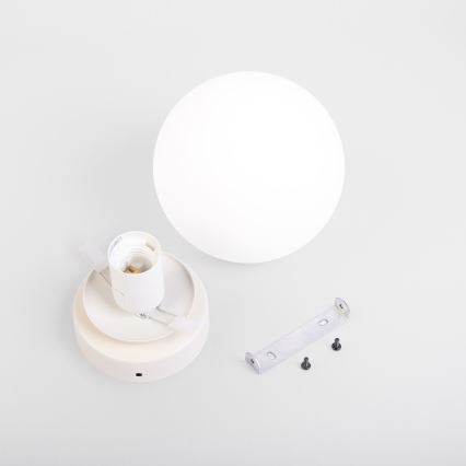 Plafoniera MOONLIGHT 1xE27/15W/230V Ø 16 cm crema