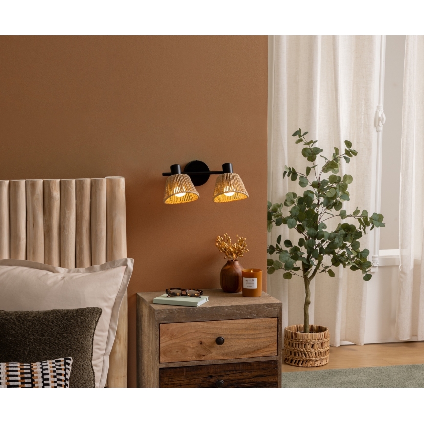 Plafoniera MYHA 2xE27/25W/230V di Atmosphera