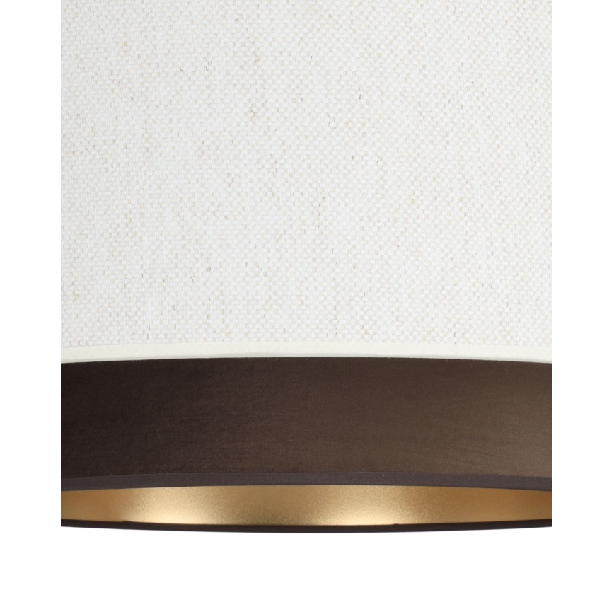 Plafoniera NATIA 1xE27/60W/230V bianco/marrone