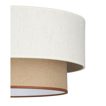 Plafoniera NATIA 1xE27/60W/230V bianco/marrone