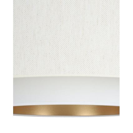 Plafoniera NATIA 1xE27/60W/230V Ø 45 cm bianca