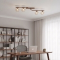 Plafoniera NATON 4xE14/10W/230V beige/beige fumé